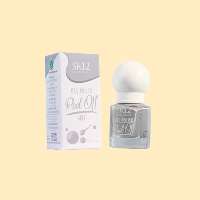Nail Polish Peel Off Grey