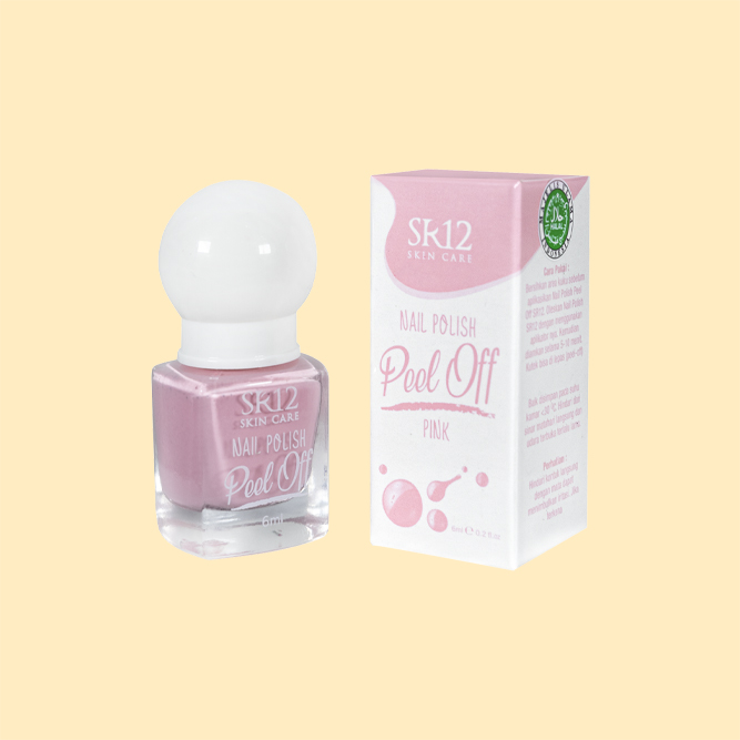 Nail Polish Peel Off Pink